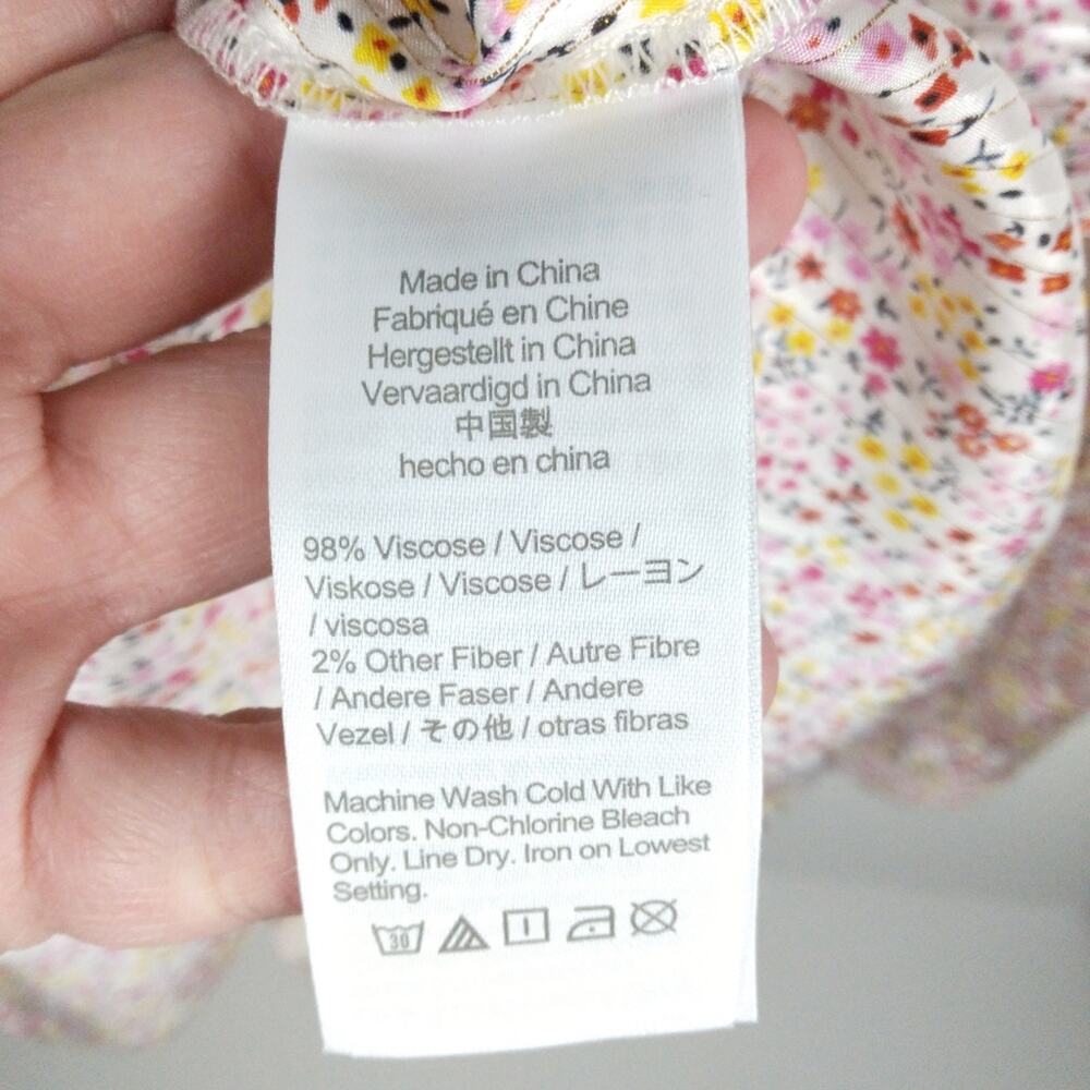 NWT J Crew Ruffle Top in Field Day size Small - Picture 10 of 11